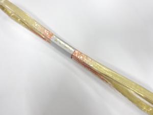 未使用品　正絹　帯留め用　伊賀錦　手組三分紐